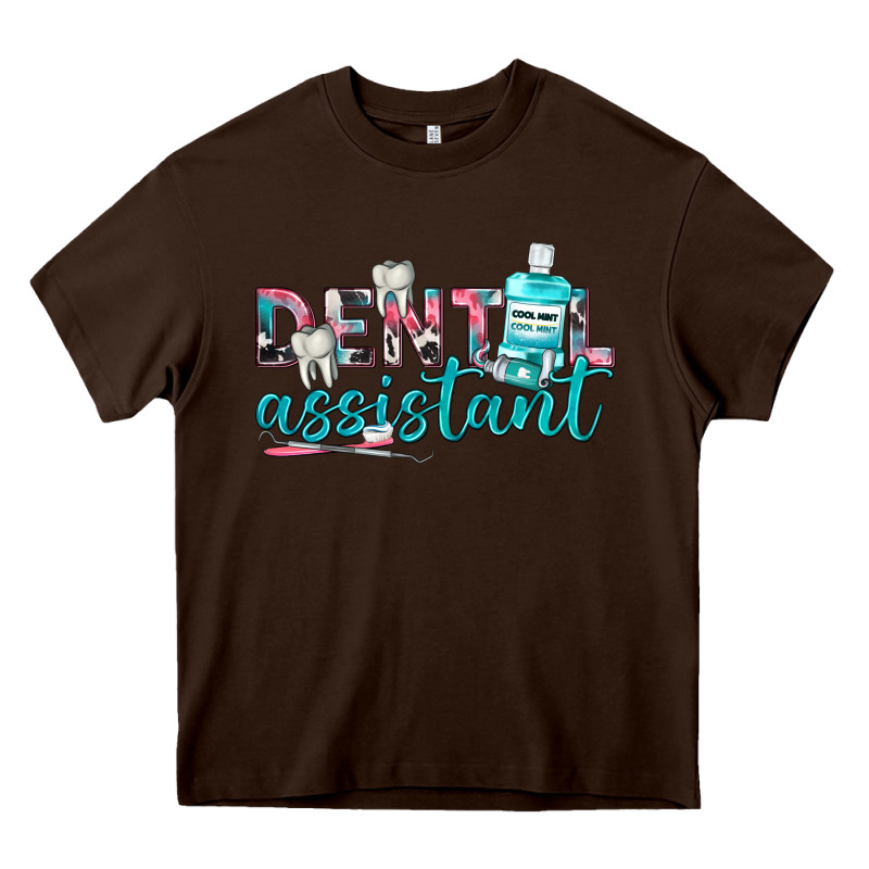 Dental Assistant Heavy Core Tee by texasbilliewilder | Teevron
