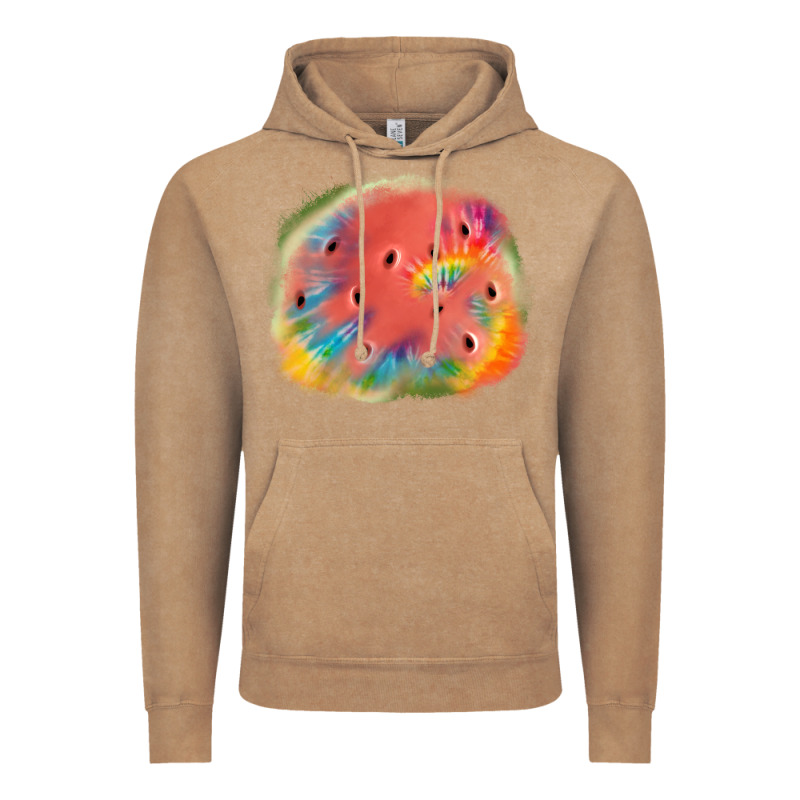 Tie Die Watermelon Vintage Hoodie by JahusDesignShop | Teevron