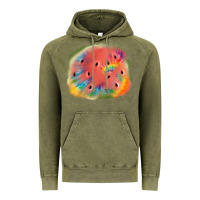 Vintage Olive tie die watermelon Vintage Hoodie - JahusDesignShop