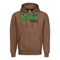 Chestnut ırısh vibes Zipper Hoodie - MaliasSmallBusiness