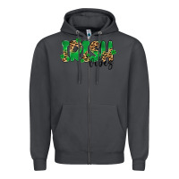 Smoke ırısh vibes Zipper Hoodie - MaliasSmallBusiness