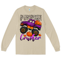 Mushroom pumpkin crusher monster truck Long Sleeve Tee - Jasminsmagicworld