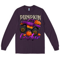 Plum pumpkin crusher monster truck Long Sleeve Tee - Jasminsmagicworld