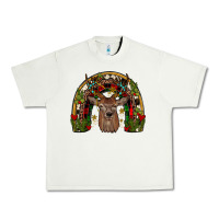 Pistachio deer rainbow Urban Heavy Tee - JahusDesignShop