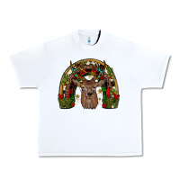 White deer rainbow Urban Heavy Tee - JahusDesignShop