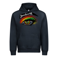 Navy juneteenth eyelash cowgirl Urban Hoodie - CowGirlArtShop