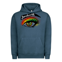 Pigment Midnight Navy juneteenth eyelash cowgirl Urban Hoodie - CowGirlArtShop