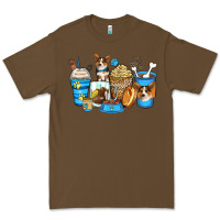 Cacao corgi coffee cups Premium Tee - Zillion Design Studio