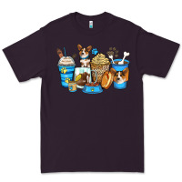 Plum corgi coffee cups Premium Tee - Zillion Design Studio