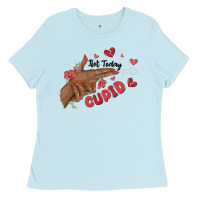 Baby Blue not today cupid Ladies Tee - MaliasSmallBusiness