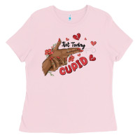 Bubblegum Pink not today cupid Ladies Tee - MaliasSmallBusiness