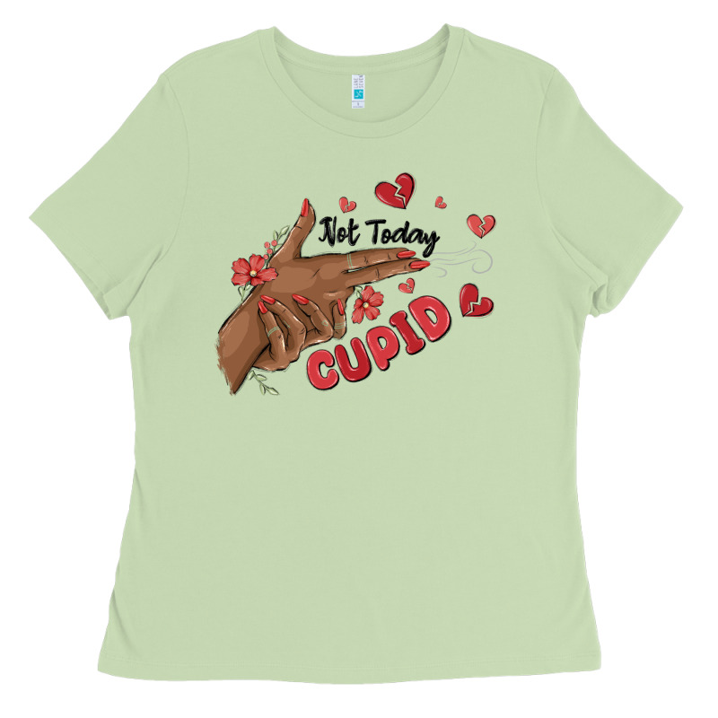 Not Today Cupid Ladies Tee by MaliasSmallBusiness | Teevron