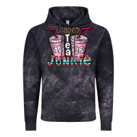 Cloud Black loaded tea junkie Vintage Hoodie - CowhideDigitalArt