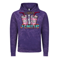 Cloud Purple loaded tea junkie Vintage Hoodie - CowhideDigitalArt