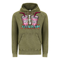 Vintage Olive loaded tea junkie Vintage Hoodie - CowhideDigitalArt