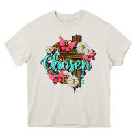 Cream chosen Heavy Core Tee - texasbilliewilder