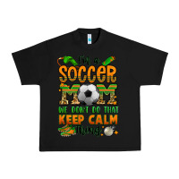 Black i'm a soccer mom we don't do that keep calm thing Urban Heavy Tee - Jasminsmagicworld