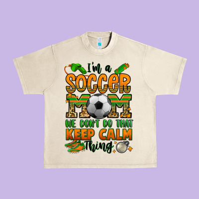 I'm A Soccer Mom We Don't Do That Keep Calm Thing Urban Heavy Tee Designed By Jasminsmagicworld