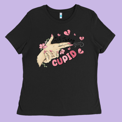 Ladies Tee not today cupid