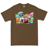 Cacao skeleton summer coffee cups Premium Tee - Zillion Design Studio