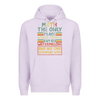 Lilac Math The Only Place Where People Buy 69 Watermelons Premium Hoodie - Bettercallsaul