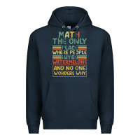 Navy Math The Only Place Where People Buy 69 Watermelons Premium Hoodie - Bettercallsaul