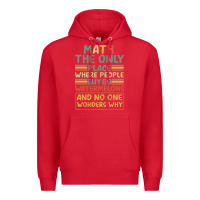 Red Math The Only Place Where People Buy 69 Watermelons Premium Hoodie - Bettercallsaul