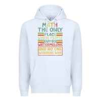 White Math The Only Place Where People Buy 69 Watermelons Premium Hoodie - Bettercallsaul