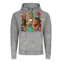Cloud Rock Merry christmas horses Vintage Hoodie - FaDigitalArtStudio