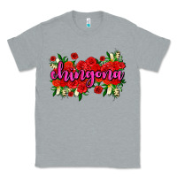 Heather Grey Chingona with roses Classic Tee - AdoDesignShop