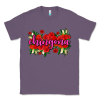 Lavender Chingona with roses Classic Tee - AdoDesignShop