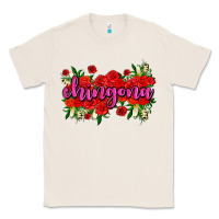 Natural Chingona with roses Classic Tee - AdoDesignShop