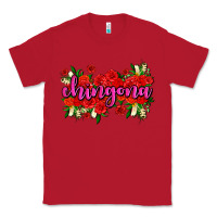 Red Chingona with roses Classic Tee - AdoDesignShop