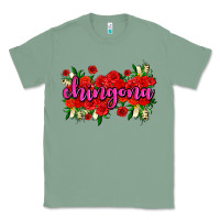 Sage Chingona with roses Classic Tee - AdoDesignShop