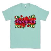 Seafoam Chingona with roses Classic Tee - AdoDesignShop
