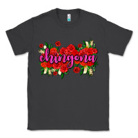 Smoke Chingona with roses Classic Tee - AdoDesignShop