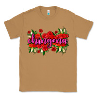 Toasted Coconut Chingona with roses Classic Tee - AdoDesignShop