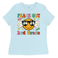 Baby Blue peace out 2024 3rd grade Ladies Tee - JahusDesignShop