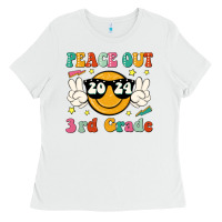 White peace out 2024 3rd grade Ladies Tee - JahusDesignShop
