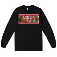 Black western nurse love  caduceus and arrow license plate template Long Sleeve Tee - BarkalooDesign