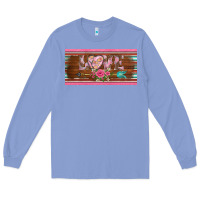 Colony Blue western nurse love  caduceus and arrow license plate template Long Sleeve Tee - BarkalooDesign