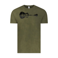 Vintage Olive Nature Guitar Vintage Tee - Bettercallsaul