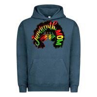 Pigment Midnight Navy juneteenth mom Urban Hoodie - CowGirlArtShop