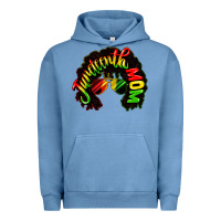 Pigment Pebble Blue juneteenth mom Urban Hoodie - CowGirlArtShop