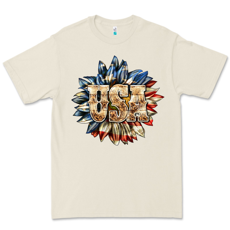 Usa Sunflower Billie Wilder Premium Tee by texasbilliewilder | Teevron