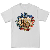 Dove Grey usa sunflower billie wilder Premium Tee - texasbilliewilder