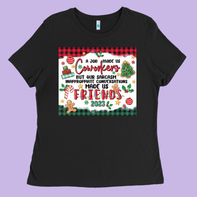 Ladies Tee christmas coworkers