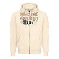 Sandshell massage therapist life Zipper Hoodie - MaliasSmallBusiness