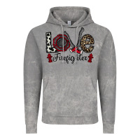 Cloud Rock love firefighter Vintage Hoodie - CowhideDigitalArt