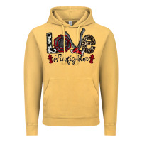 Vintage Mustard love firefighter Vintage Hoodie - CowhideDigitalArt
